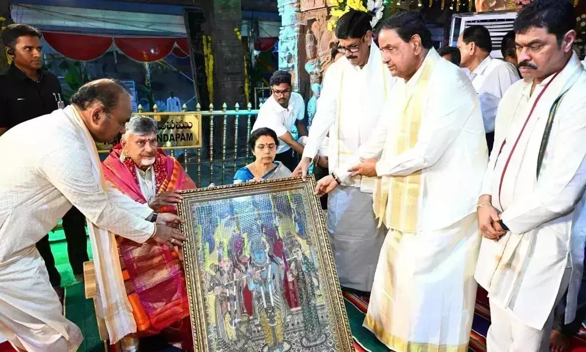 Andhra: वॉन्टिमिट्टा में सीता राम कल्याणम में धार्मिक उत्साह