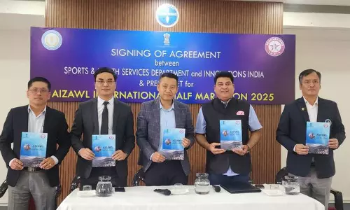 Mizoram 26 अप्रैल को पहली अंतर्राष्ट्रीय हाफ मैराथन के लिए तैयार