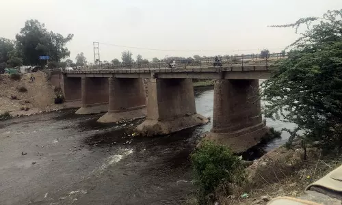 Haryana : घग्गर उपेक्षा की तस्वीर पेश करता है Haryana : घग्गर उपेक्षा की तस्वीर पेश करता है