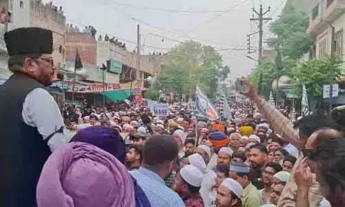 वक्फ संशोधन विधेयक के खिलाफ Malerkotla में रैली निकाली गई