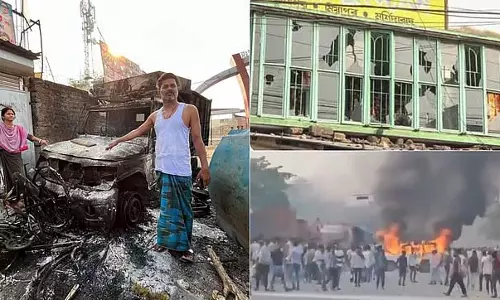 West Bengal: वक्फ बोर्ड का विरोध प्रदर्शन हिंसक हुआ - वाहनों में आग लगाई गई