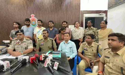 कांकेर पुलिस ने फ्रॉड गिरोह का किया भंडाफोड़, 7 सदस्य अरेस्ट