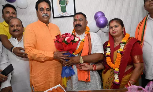 निगम जोन 1 के अध्यक्ष गज्जू साहू ने पदभार संभाला