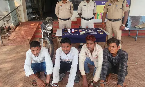 रायपुर : चोरी की 4 वारदातों का खुलासा, साढ़े 6 लाख का माल जब्त