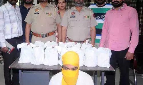 इस साल तीसरी बड़ी ड्रग खेप में Punjab पुलिस ने 18 किलो हेरोइन जब्त की