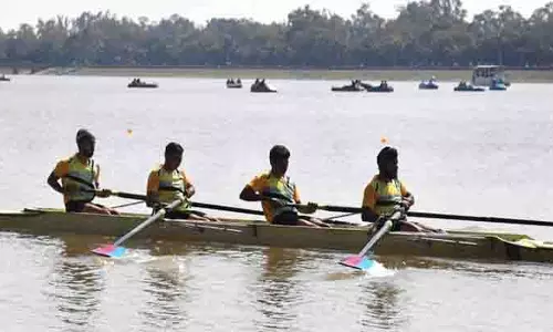 Chandigarh University को रोइंग में ओवरऑल ट्रॉफी