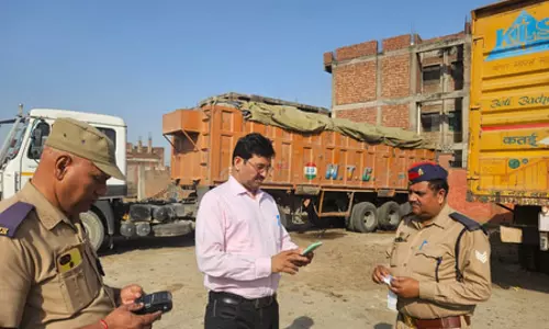 परिवहन विभाग ने सात ओवरलोड वाहन किए सीज, 6.37 लाख का लगाया जुर्माना
