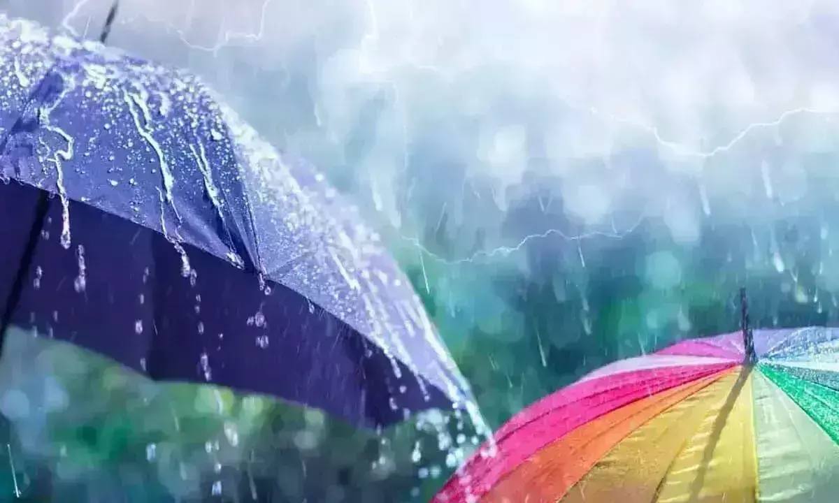 Telangana में आंधी-तूफान और बारिश का अनुमान: येलो अलर्ट जारी Telangana में आंधी-तूफान और बारिश का अनुमान: येलो अलर्ट जारी