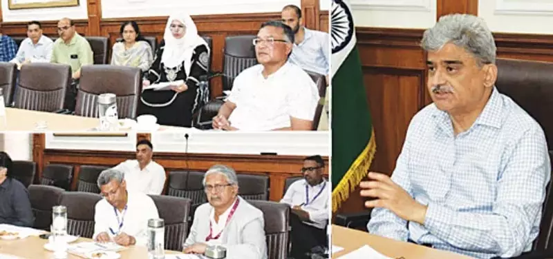 मुख्य सचिव: JK में बुनियादी ढांचे के लिए नाबार्ड फंडिंग तेज़ी से अपनाएं मुख्य सचिव: JK में बुनियादी ढांचे के लिए नाबार्ड फंडिंग तेज़ी से अपनाएं