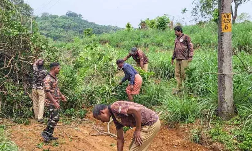 अरलम पुनर्वास क्षेत्र; 1.50 लाख रुपये की लागत से सौर बाड़ का निर्माण। 56 लाख अरलम पुनर्वास क्षेत्र; 1.50 लाख रुपये की लागत से सौर बाड़ का निर्माण। 56 लाख