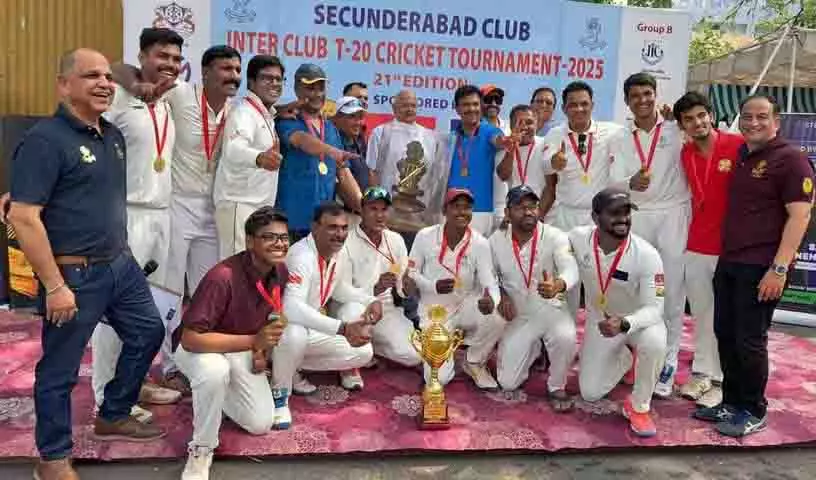 Secunderabad क्लब ने टी-20 टूर्नामेंट का खिताब जीता Secunderabad क्लब ने टी-20 टूर्नामेंट का खिताब जीता