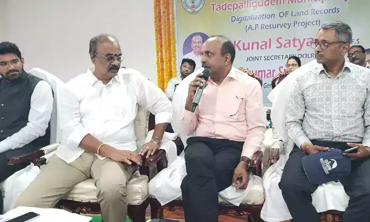 केंद्रीय टीम ने ताडेपल्लीगुडेम का दौरा किया