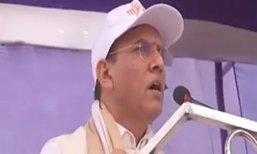 केंद्रीय मंत्री Mansukh Mandaviya ने जय भीम पदयात्रा कार्यक्रम को संबोधित किया