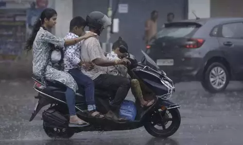Telangana के इन जिलों में बारिश का पूर्वानुमान Telangana के इन जिलों में बारिश का पूर्वानुमान