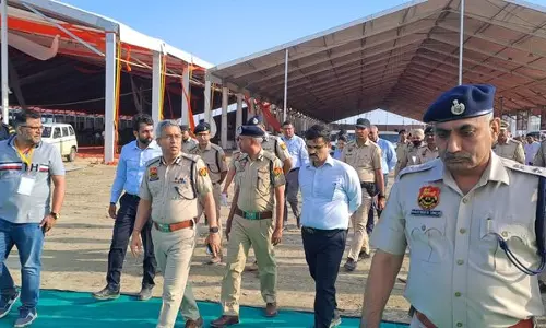 DGP ने यमुनानगर में प्रधानमंत्री की रैली स्थल पर सुरक्षा व्यवस्था की समीक्षा की