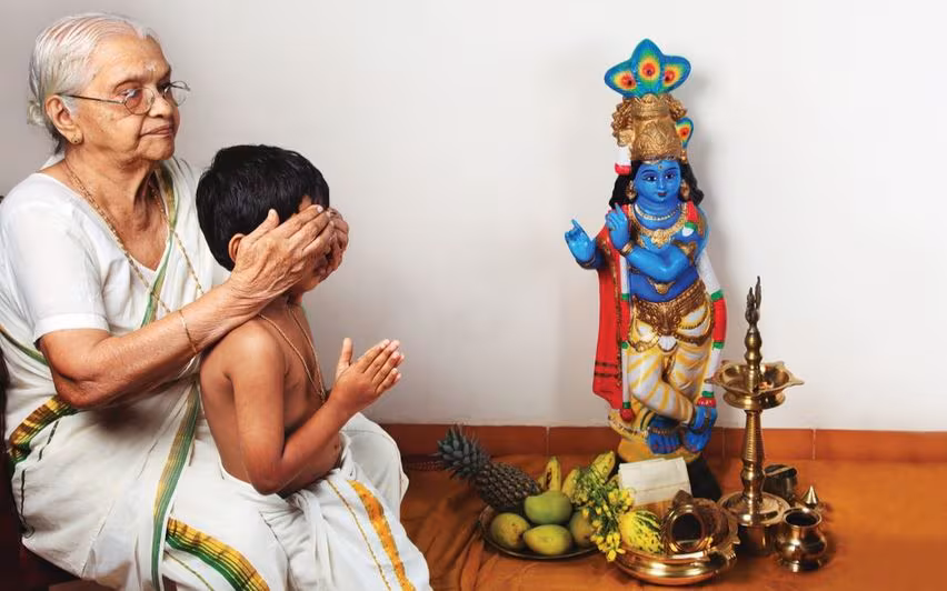 Kerala : यह कानि कानुम नेरम है संपूर्ण विशु कानी बनाने के लिए एक चरण-दर-चरण मार्गदर्शिका