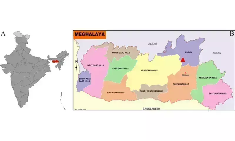 Meghalaya भारत के शीर्ष 10 सबसे खुशहाल क्षेत्रों में शामिल