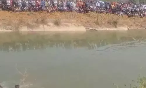 कोरबा में बड़ा हादसा, नहर में गिरी पिकअप