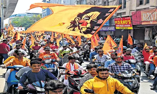 Hyderabad: हैदराबाद में हनुमान विजय यात्रा शांतिपूर्ण रही