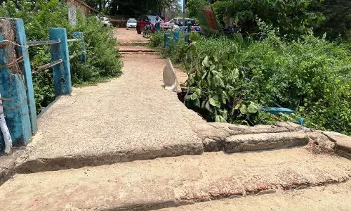 GOA: माजोर्डा फुटब्रिज का एक हिस्सा ढहने के बाद तत्काल मरम्मत की जरूरत