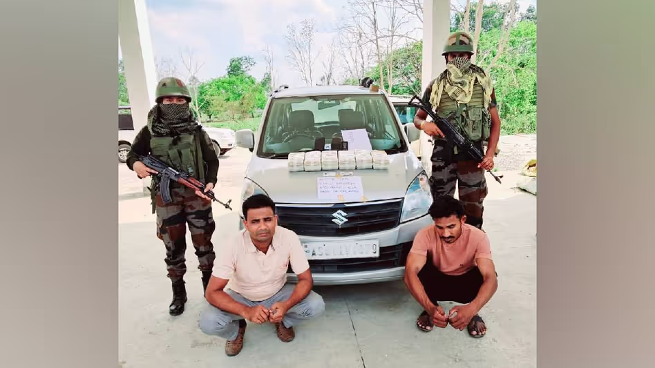 Tripura : 60,000 याबा टैबलेट के साथ असम के दो निवासी गिरफ्तार Tripura : 60,000 याबा टैबलेट के साथ असम के दो निवासी गिरफ्तार