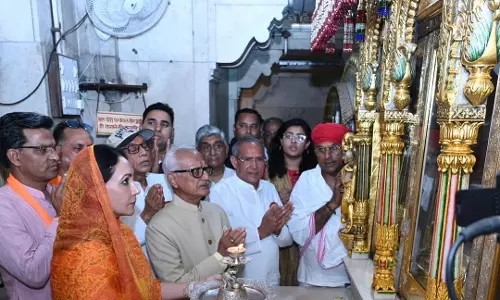 Jaipur: उप मुख्यमंत्री दिया कुमारी रही महावीर जी दौरे पर