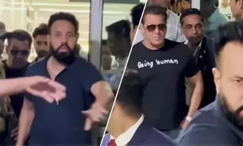 सलमान खान के बॉडीगार्ड शेरा पैप्स पर भड़के, वीडियो हुआ वायरल