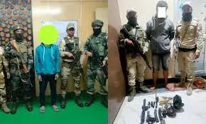 Manipur: भारी मात्रा में हथियारों के साथ यूएनएलएफ और केवाईकेएल कार्यकर्ता गिरफ्तार Manipur: भारी मात्रा में हथियारों के साथ यूएनएलएफ और केवाईकेएल कार्यकर्ता गिरफ्तार