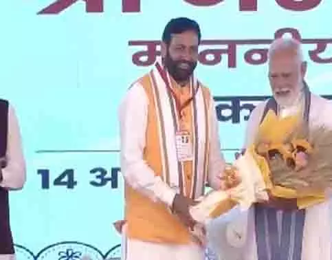 PM Modi ने यमुनानगर में बिजली संयंत्र की आधारशिला रखी PM Modi ने यमुनानगर में बिजली संयंत्र की आधारशिला रखी