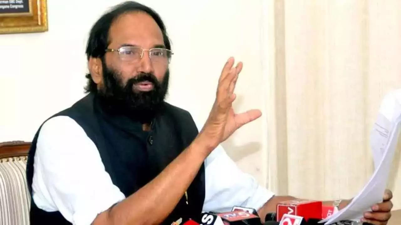 एससी वर्गीकरण पर बोलने वाली कोई भी पार्टी आगे नहीं बढ़ी: Minister Uttam एससी वर्गीकरण पर बोलने वाली कोई भी पार्टी आगे नहीं बढ़ी: Minister Uttam