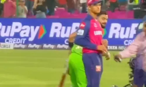 जबरा फैन की हरकत से डरे विराट कोहली, वीडियो