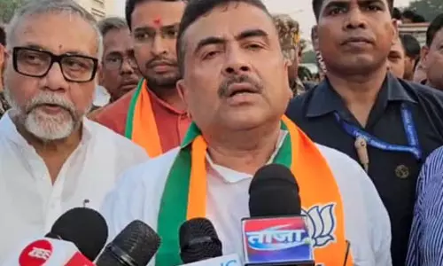 झारखंड से कोबरा बटालियन की सात कंपनियां मुर्शिदाबाद में तैनात, जिहादियों को सिखाना चाहिए सबक : शुभेंदु अधिकारी झारखंड से कोबरा बटालियन की सात कंपनियां मुर्शिदाबाद में तैनात, जिहादियों को सिखाना चाहिए सबक : शुभेंदु अधिकारी