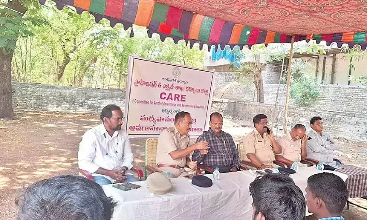 Andhra: शराब की लत पर जागरूकता अभियान चलाया गया