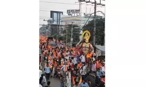 Nellore में हनुमान शोभा यात्रा को मिली बड़ी प्रतिक्रिया
