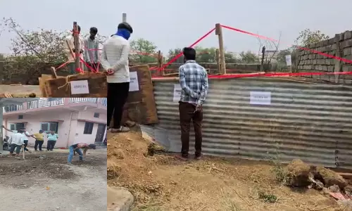 पीएम वाय कॉलोनी के सोकपीट की तत्काल बैरिकैटिंग, छत्तीसगढ़ नगर के गढ्ढे को पाटा गया पीएम वाय कॉलोनी के सोकपीट की तत्काल बैरिकैटिंग, छत्तीसगढ़ नगर के गढ्ढे को पाटा गया
