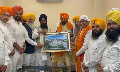 अकाल तख्त जत्थेदार ज्ञानी गर्गज, Haryana CM ने सिख मुद्दों पर चर्चा की