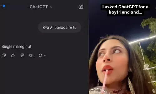 सिंगल मरेगी तू, AI-जनरेटेड बॉयफ्रेंड को लेकर लड़की को चैटजीपीटी का सैवेज रिप्लाई वायरल