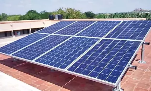 Andhra : सरकारी कार्यालयों के लिए सौर लाइटें