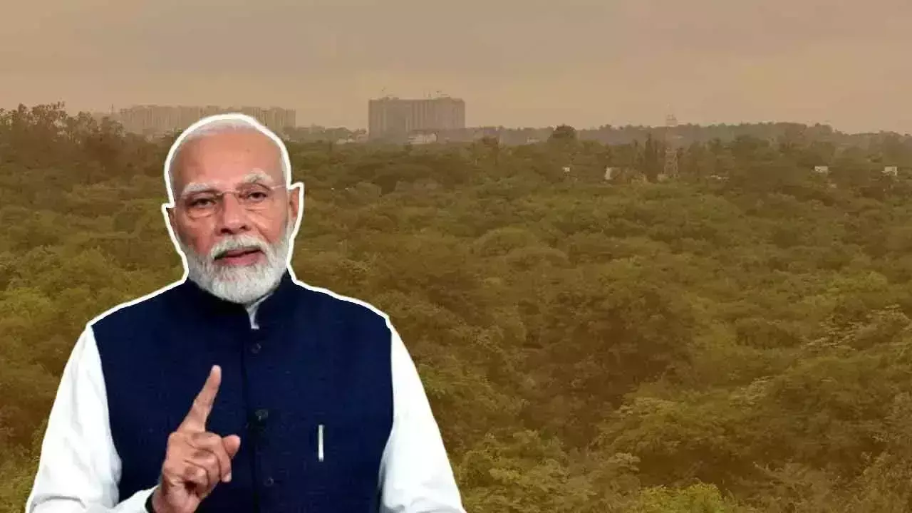 Telangana कांग्रेस पर पर्यावरण विनाश का आरोप लगाया Telangana कांग्रेस पर पर्यावरण विनाश का आरोप लगाया