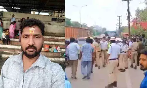 Traffic checking के दौरान पुलिसकर्मी द्वारा कथित तौर पर कॉलर पकड़ने से बाइक सवार की मौत