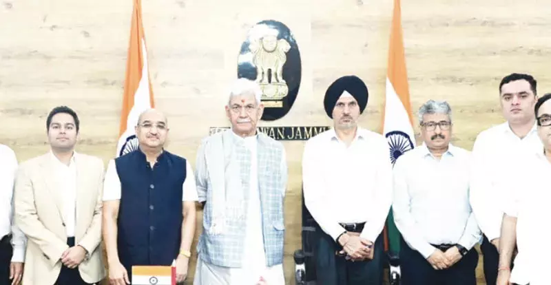 सरकार जम्मू-कश्मीर के औद्योगिक क्षेत्र की उन्नति के लिए प्रतिबद्ध: एलजी सरकार जम्मू-कश्मीर के औद्योगिक क्षेत्र की उन्नति के लिए प्रतिबद्ध: एलजी
