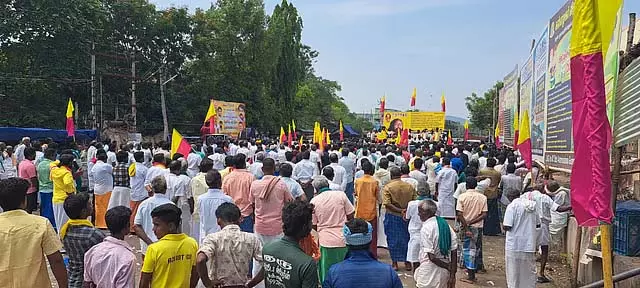कासमपट्टी जैव विविधता स्थल घोषणा के खिलाफ ध्यानाकर्षक विरोध कासमपट्टी जैव विविधता स्थल घोषणा के खिलाफ ध्यानाकर्षक विरोध