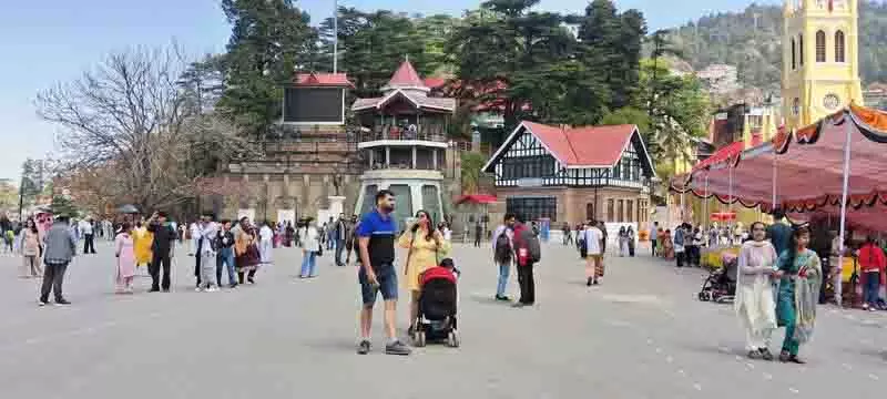 Shimla के होटलों में लंबे सप्ताहांत पर रिकॉर्ड ऑक्यूपेंसी Shimla के होटलों में लंबे सप्ताहांत पर रिकॉर्ड ऑक्यूपेंसी