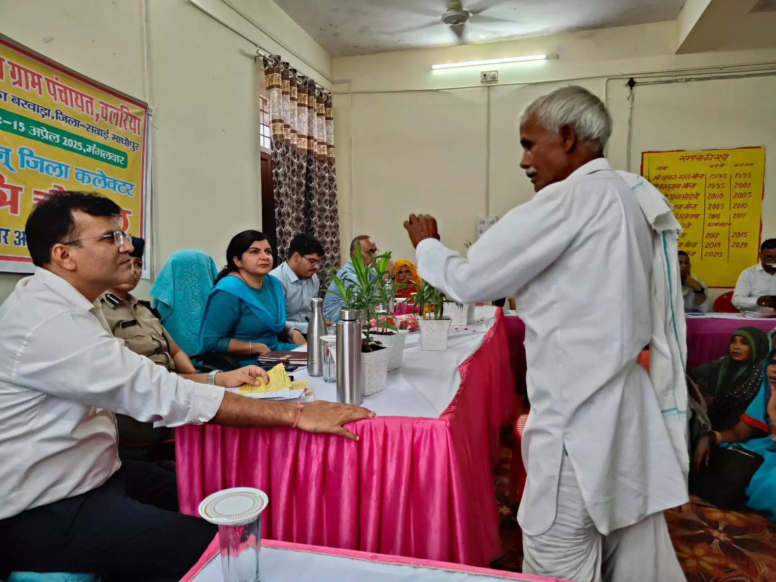 Madhopur: जिला कलेक्टर ने बलरिया में सुनी रात्रि चौपाल कर सुनी ग्रामीणों की समस्याएं Madhopur: जिला कलेक्टर ने बलरिया में सुनी रात्रि चौपाल कर सुनी ग्रामीणों की समस्याएं