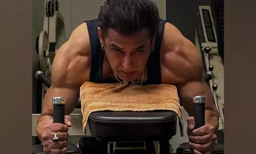 Salman Khan ने जमकर पसीना बहाया, अपने पावर-पैक जिम सेशन की तस्वीरें शेयर कीं