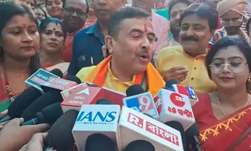 बांग्ला नव वर्ष पर सुवेंदु अधिकारी ने की पूजा