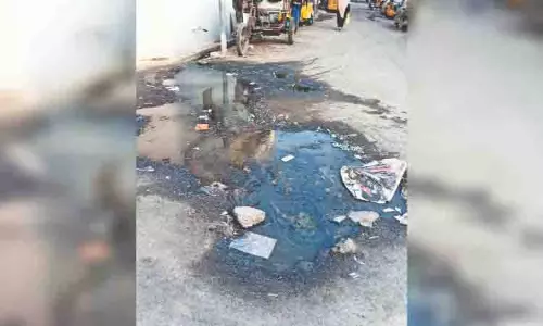 Pammal के नेहरू नगर में सीवेज ओवरफ्लो से लोग परेशान
