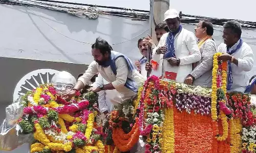 कांग्रेस ने अंबेडकर के आदर्शों को धोखा दिया: Kishan Reddy कांग्रेस ने अंबेडकर के आदर्शों को धोखा दिया: Kishan Reddy