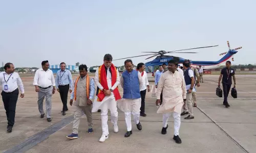 जगदलपुर पहुंचे CM साय का जोरदार स्वागत जगदलपुर पहुंचे CM साय का जोरदार स्वागत