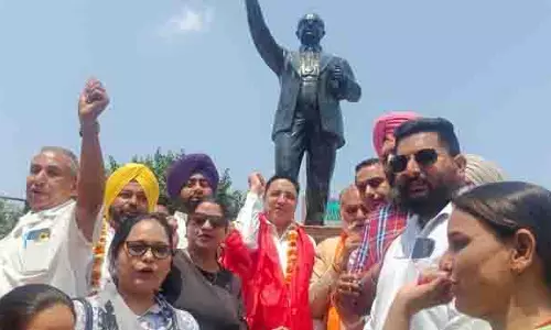Amritsar में बाबा साहेब अंबेडकर को पुष्पांजलि अर्पित की गई